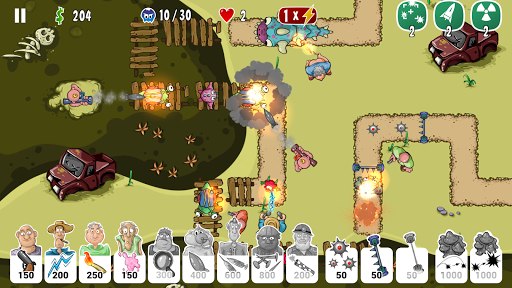 Przykład rozgrywki Swamp Defense 2 TV